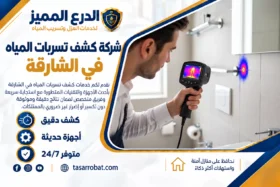 شركة كشف تسربات المياه في الشارقة