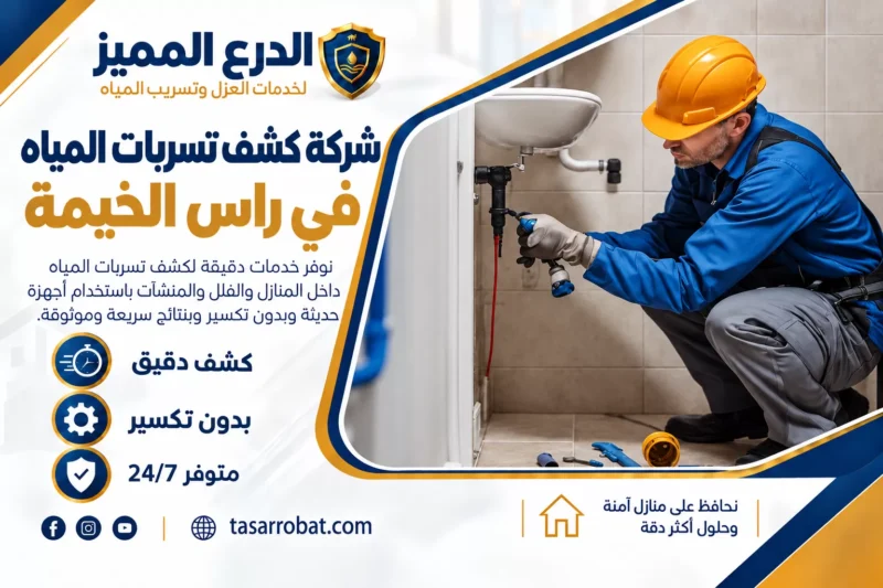 شركة كشف تسربات المياه في راس الخيمة