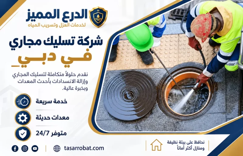 شركة تسليك مجاري في دبي